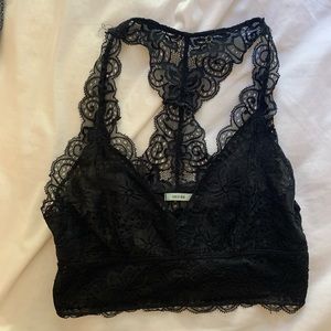 urban outfitters lace halter back bralette top